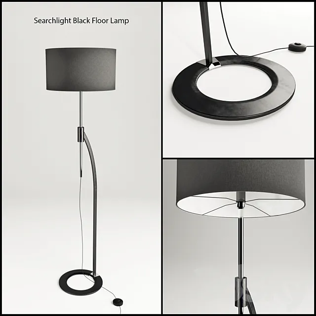 Searchlight Floor Lamp 3ds Max