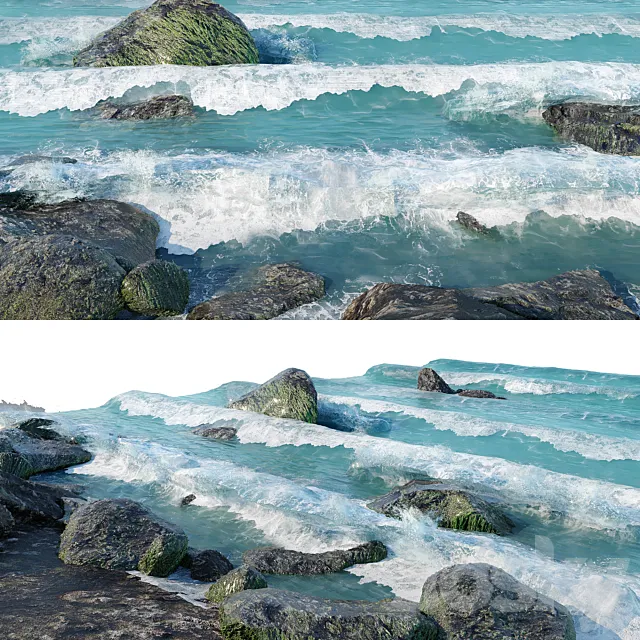 Seashore 2 3ds Max