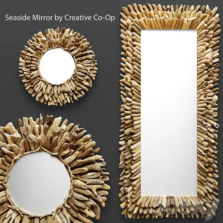 Seaside Mirror by Creative Co-Op 3DS Max