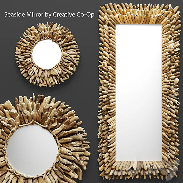 Seaside Mirror by Creative Co-Op 3DSMax File