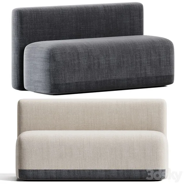 Season Sofa Model A – Straight by Viccarbe 3dsMax Model