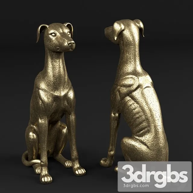 Seated greyhound 3dsmax Download
