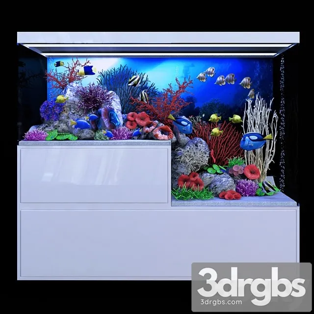Seawater aquarium 3dsmax Download