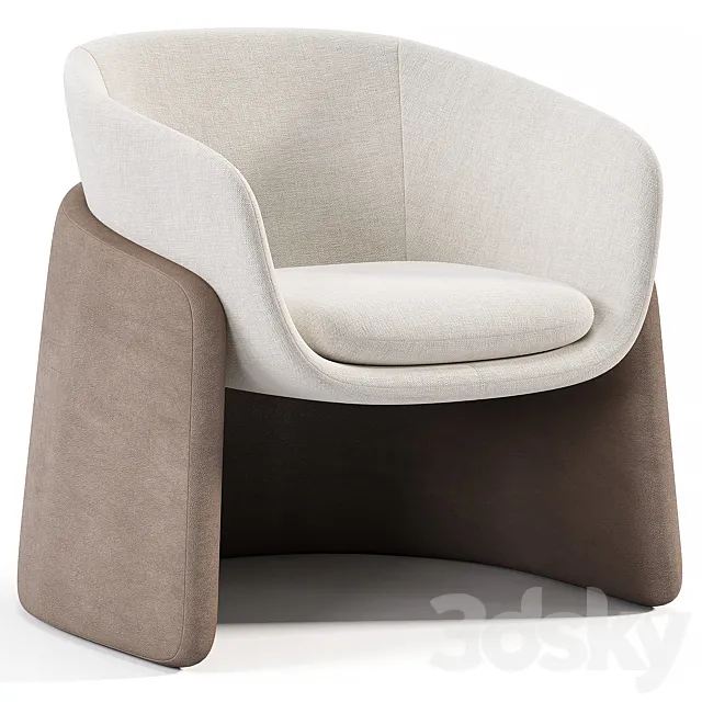 Seba Lounge Chair By Davis Furniture 3DS Max Model