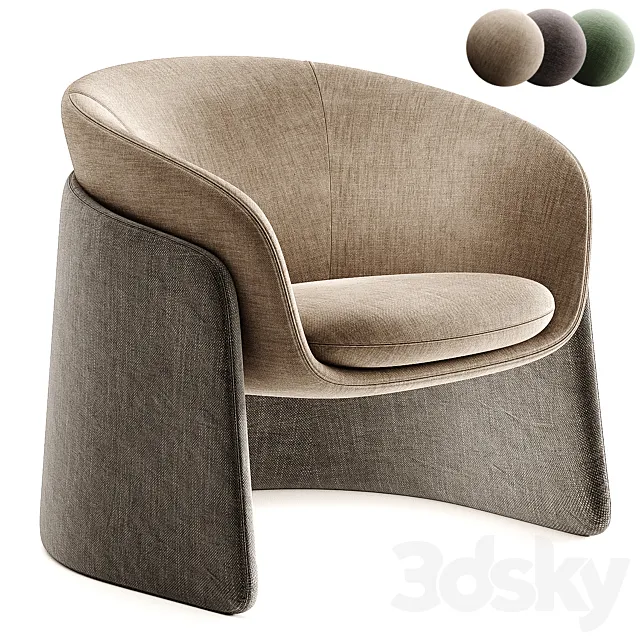 Seba Lounge Chair Davis 3ds Max