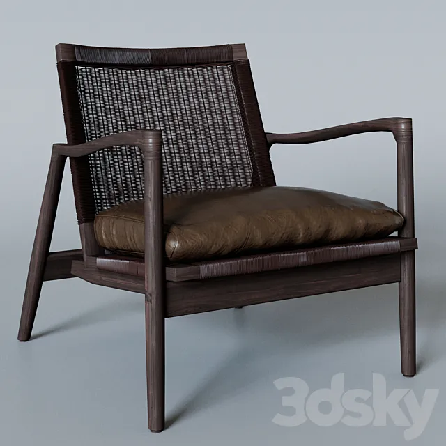 Sebago Chair by Crate and Barrel 3DSMax File