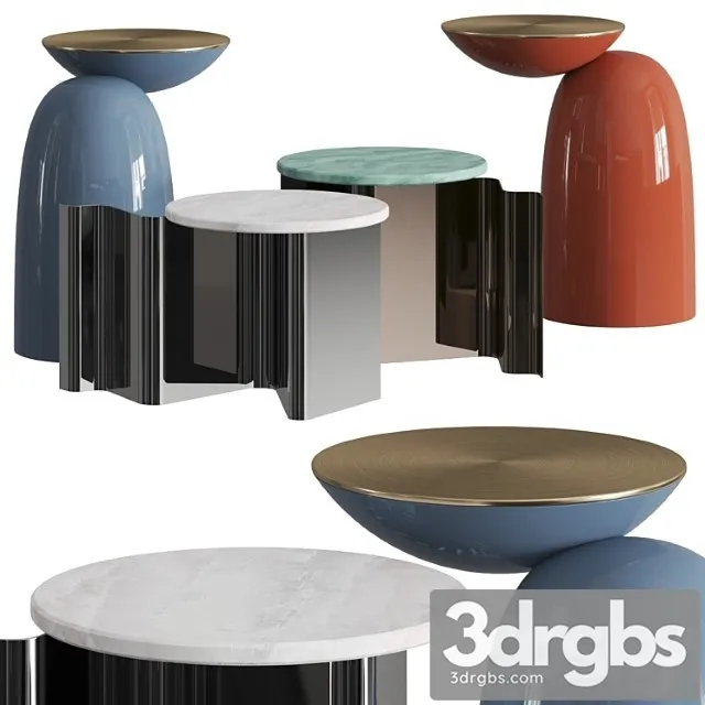 Secolo pingu and sketch coffee & side tables 2 3dsmax Download