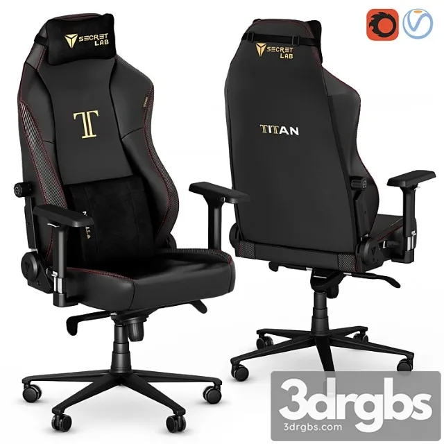 Secretlab Titan 2020 Gaming Office Chair 3dsmax Download