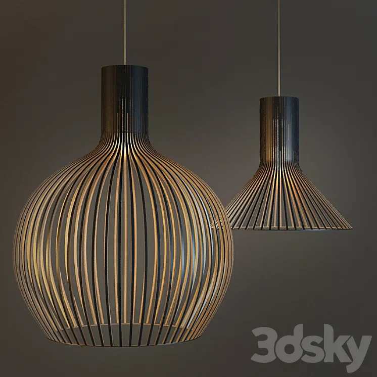 Secto Design lamps 3DS Max