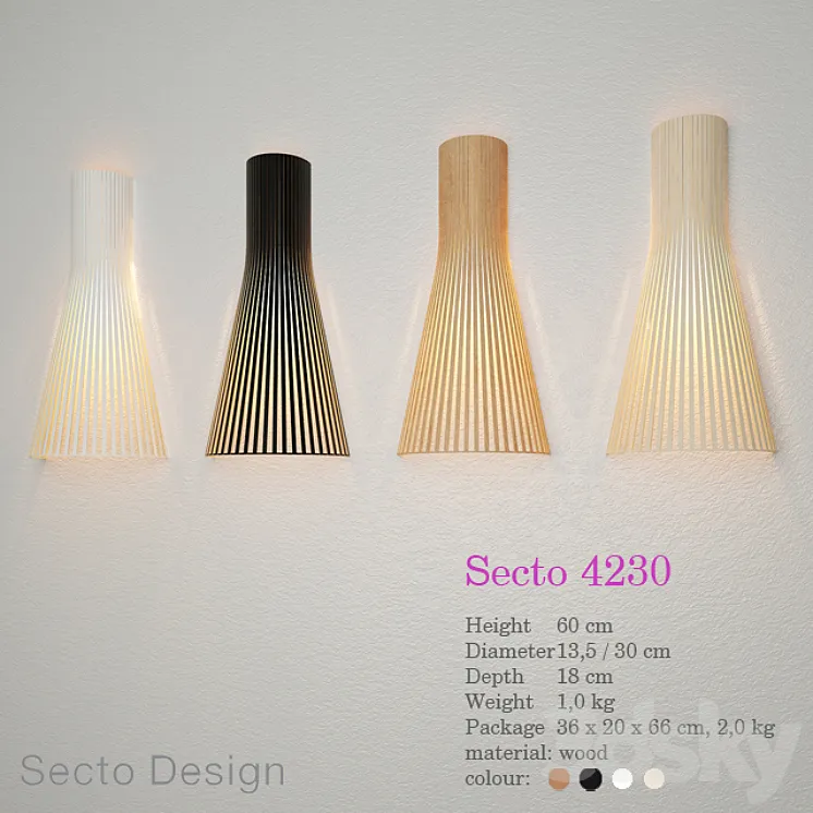 Secto Design – Secto 4230 3DS Max