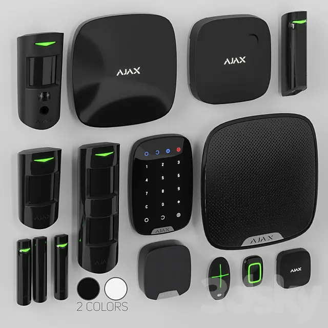 Security alarm system Ajax 3DSMax File