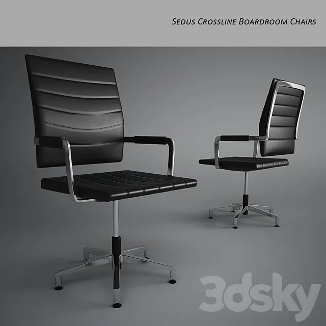 Sedus Crossline Boardroom Chairs 3DS Max Model