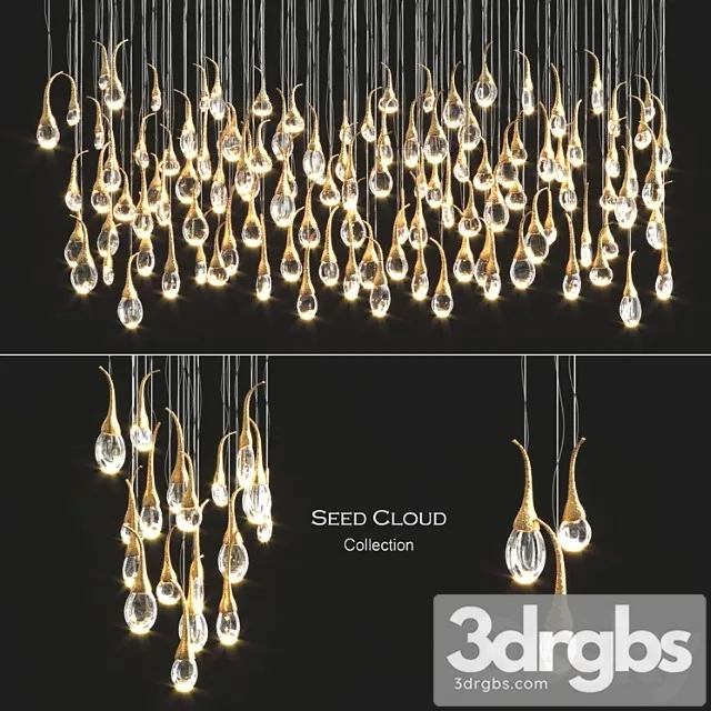 Seed cloud chandelier collection by orche