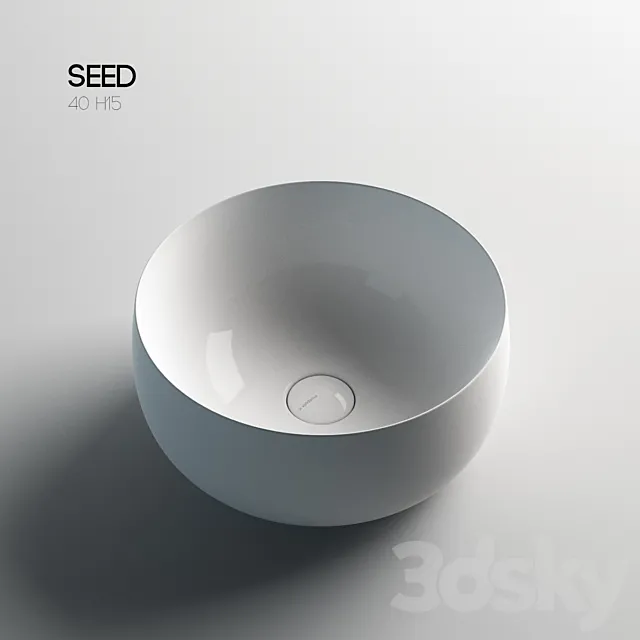 Seed tondo 40h18 3ds Max