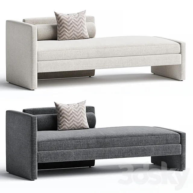 SEGMENT | Fabric day bed By TRNK 3DS Max Model