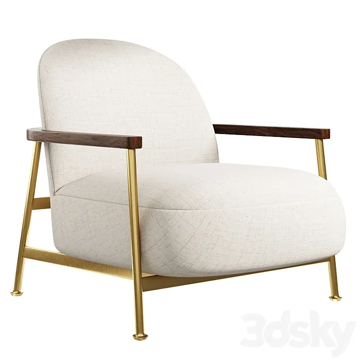 Sejour Lounge Chair By GamFratesi 3DS Max Model