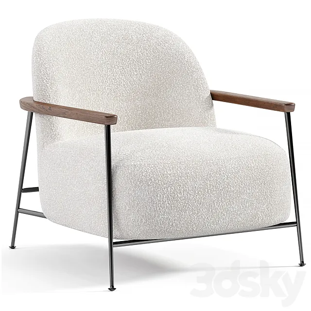 SEJOUR LOUNGE CHAIR By Gubi 3ds Max
