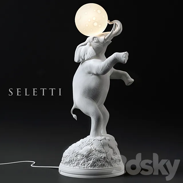 Seletti Elephant Lamp 3ds Max