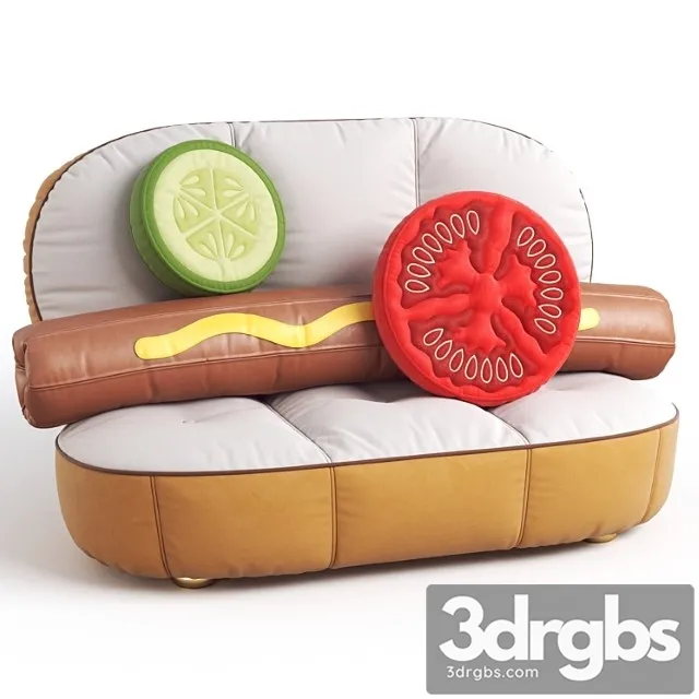 Seletti hot dog sofa 2 3dsmax Download