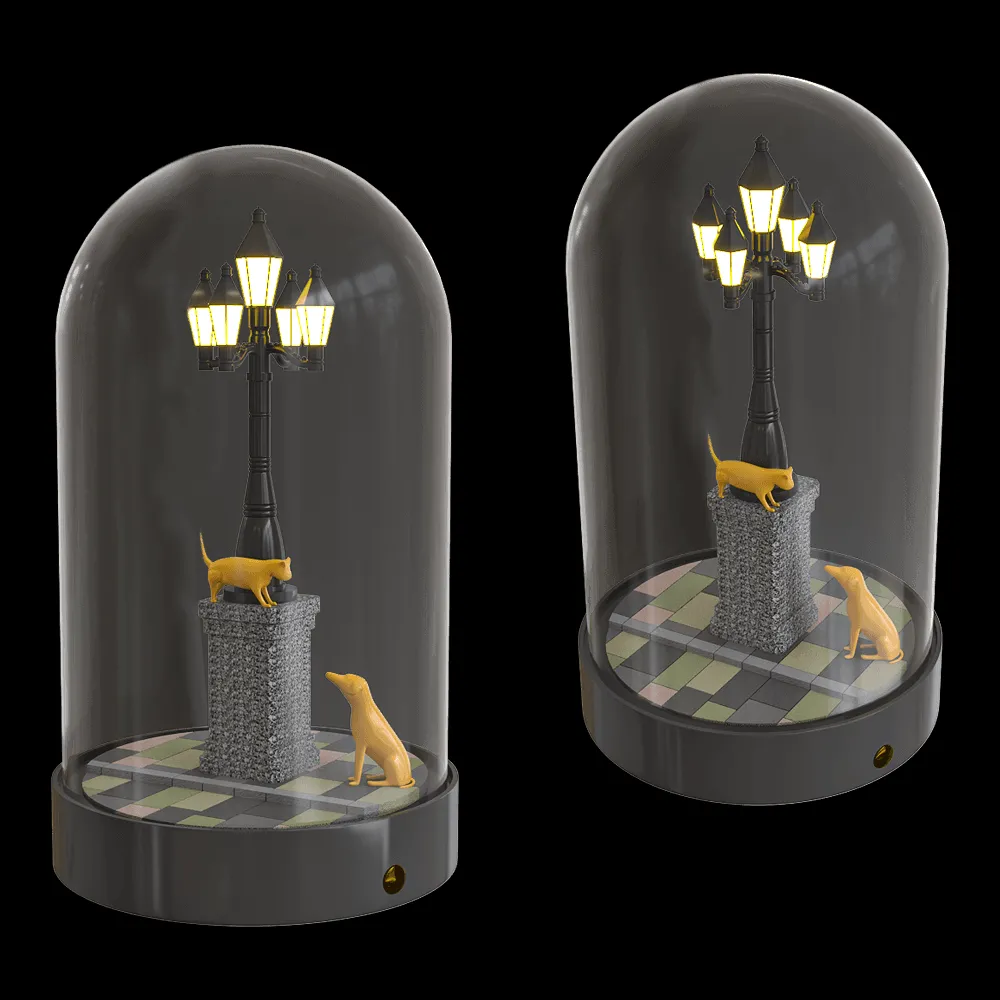 SELETTI – Lamp My little friday night 3ds Max