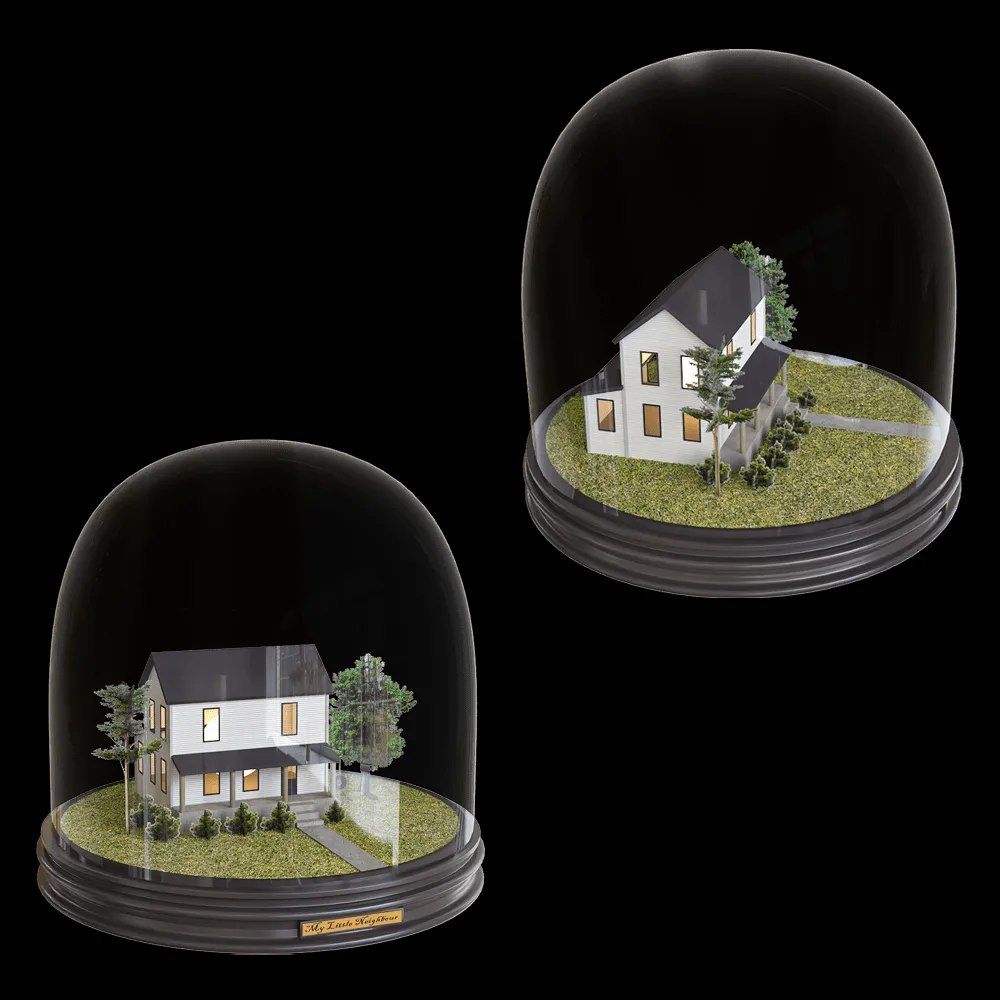 SELETTI – Lamp My little neighbor 3ds Max