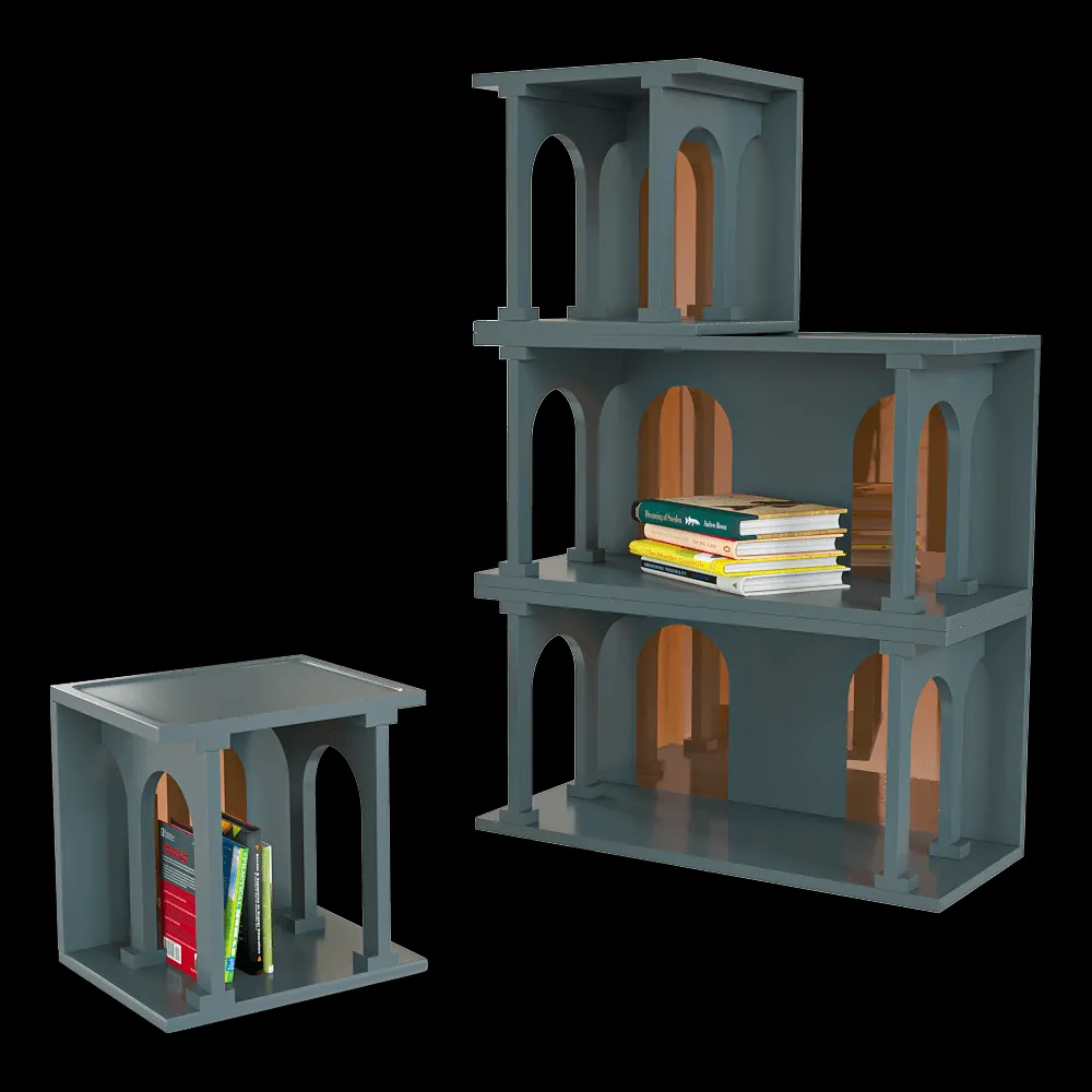 SELETTI – Modular bookcase Renaissance 3ds Max