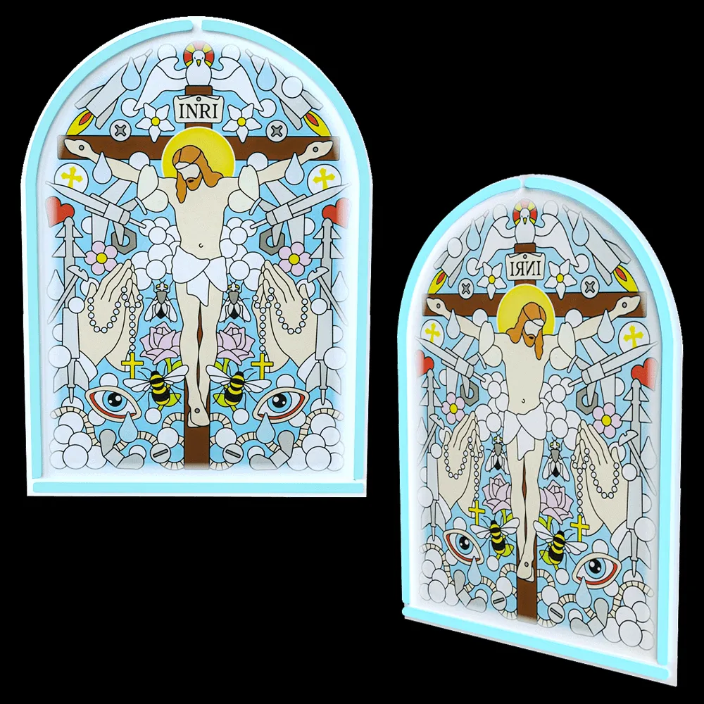 SELETTI – Wall lamp Gospel Led signs Jesus 3ds Max