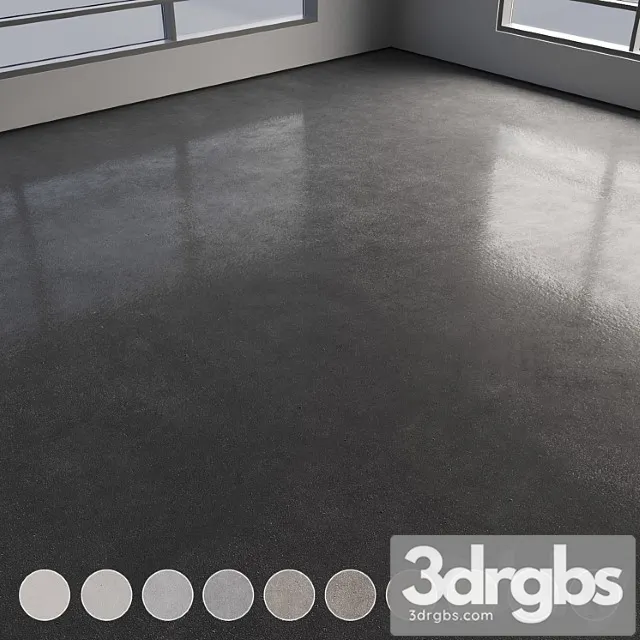 Self-leveling concrete floor no. 27