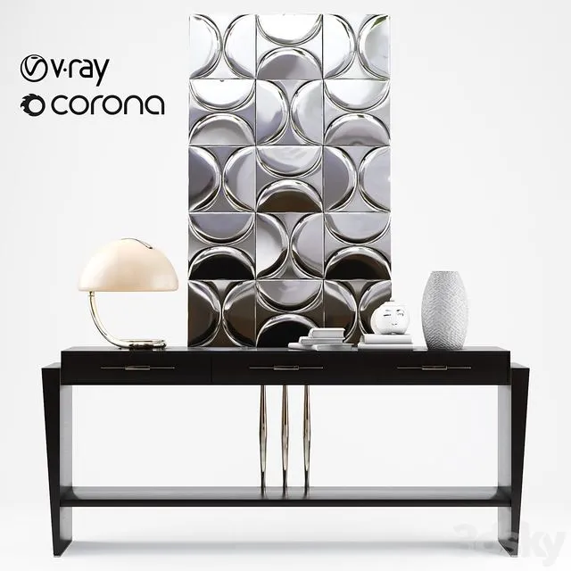 Selva tiffany console 3dsMax Model