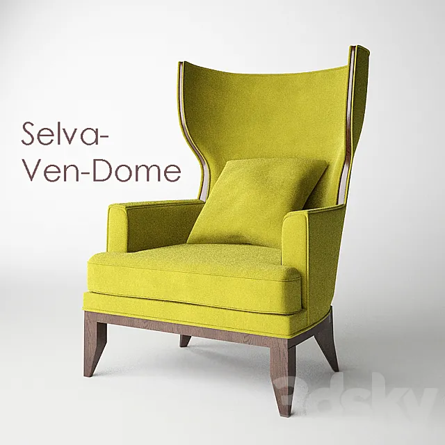 selva-vendome chair 3ds Max