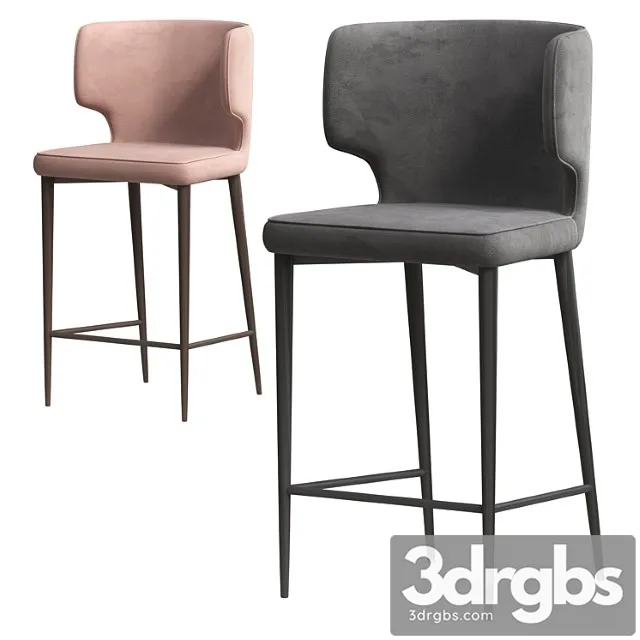Semi-bar chair mateo from stoolgroup