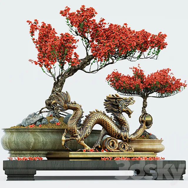 Semi bonsai 3ds Max