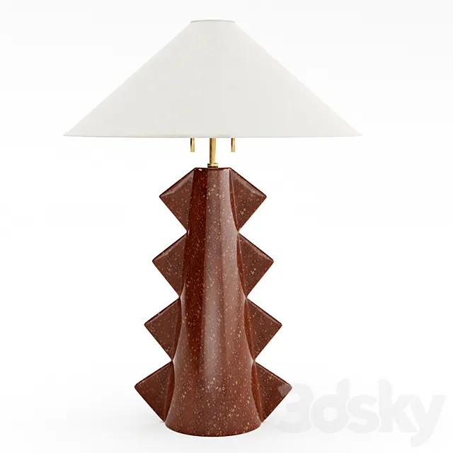 Senso Large Table Lamp 3DS Max Model