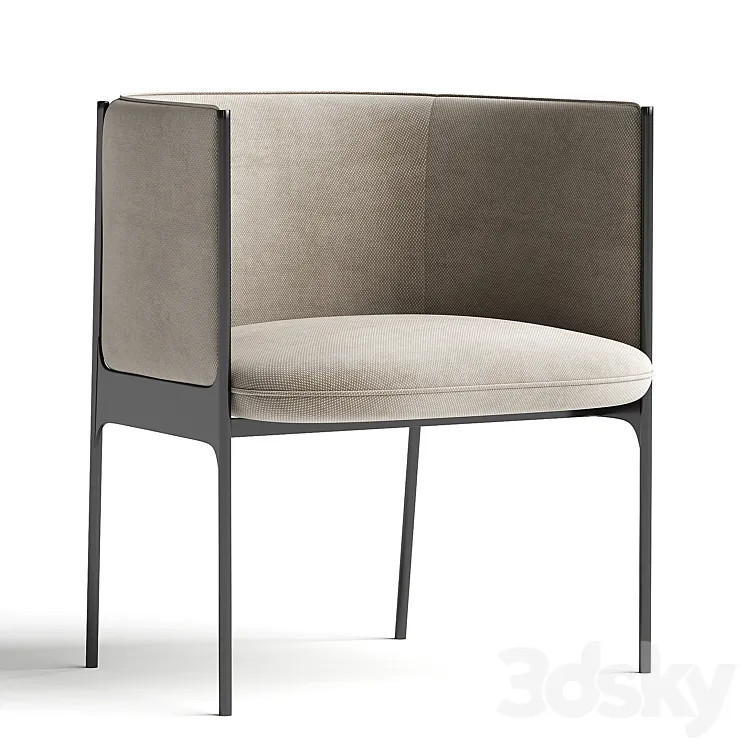 Sepal Dining Chair 3DS Max Model