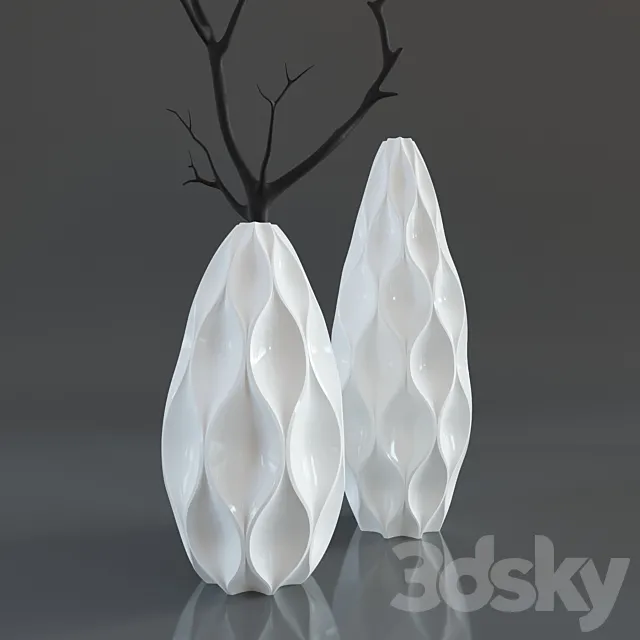 Sequence Vases 3ds Max