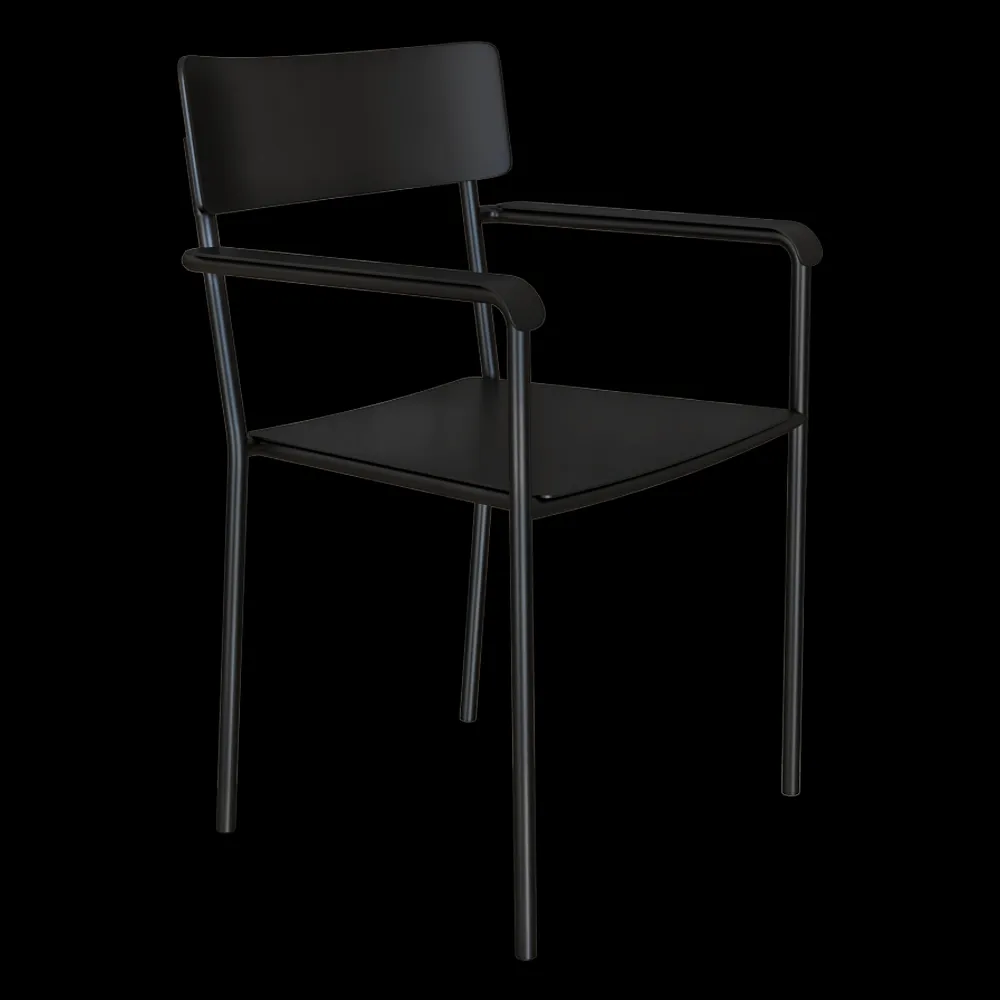 Serax – Armchair S aluminium black August 3ds Max