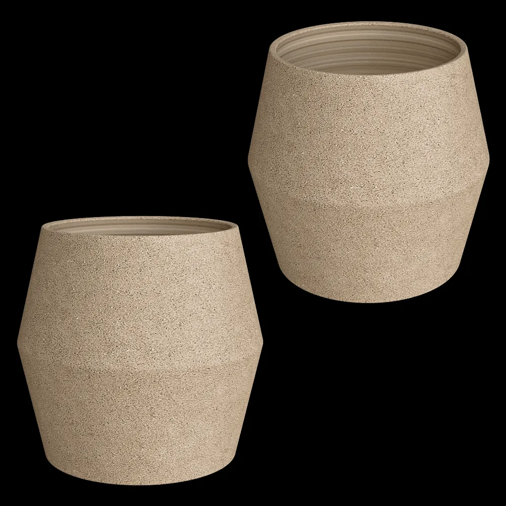 Serax – Flower Pot  Construct L Beige 3ds Max