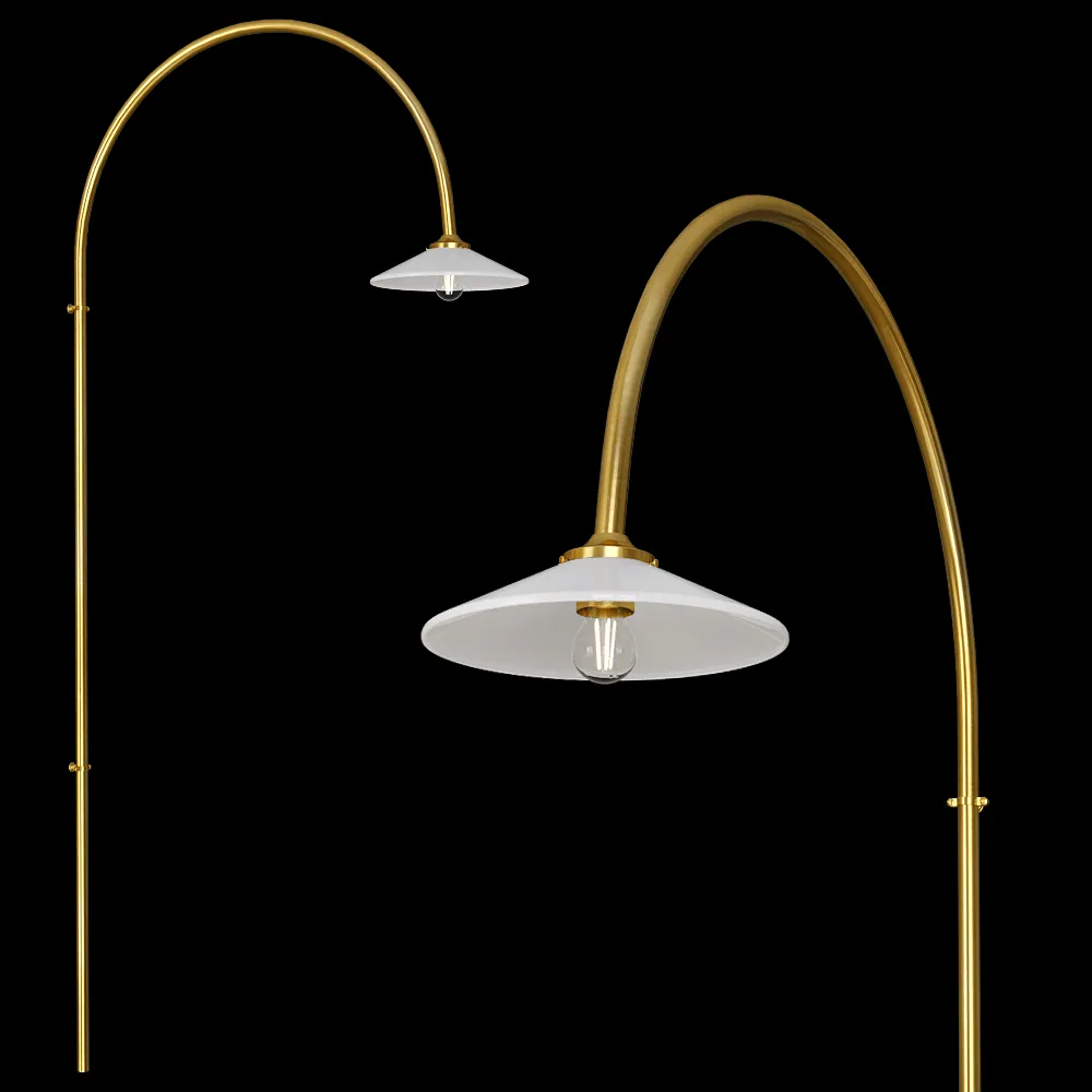 Serax – Hanging wall lamp N°2 brass 3ds Max