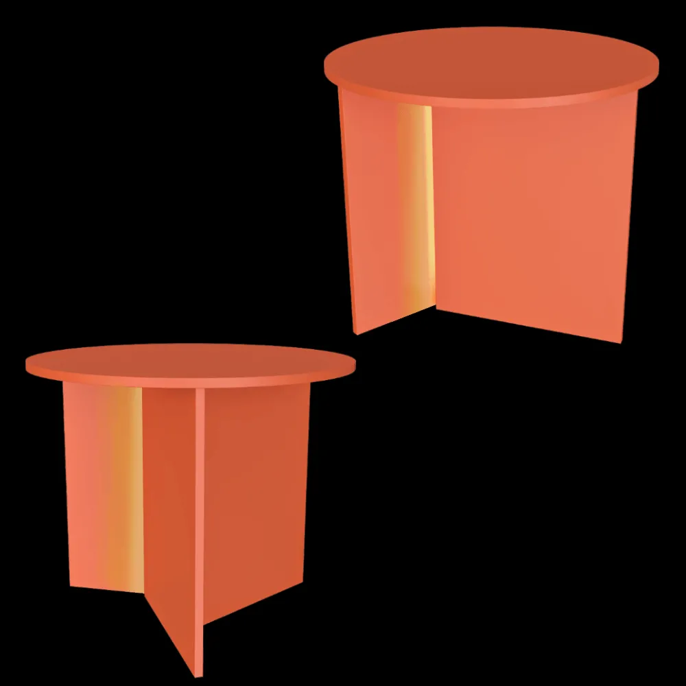 Serax – Side table with LED light orange Stella 3ds Max