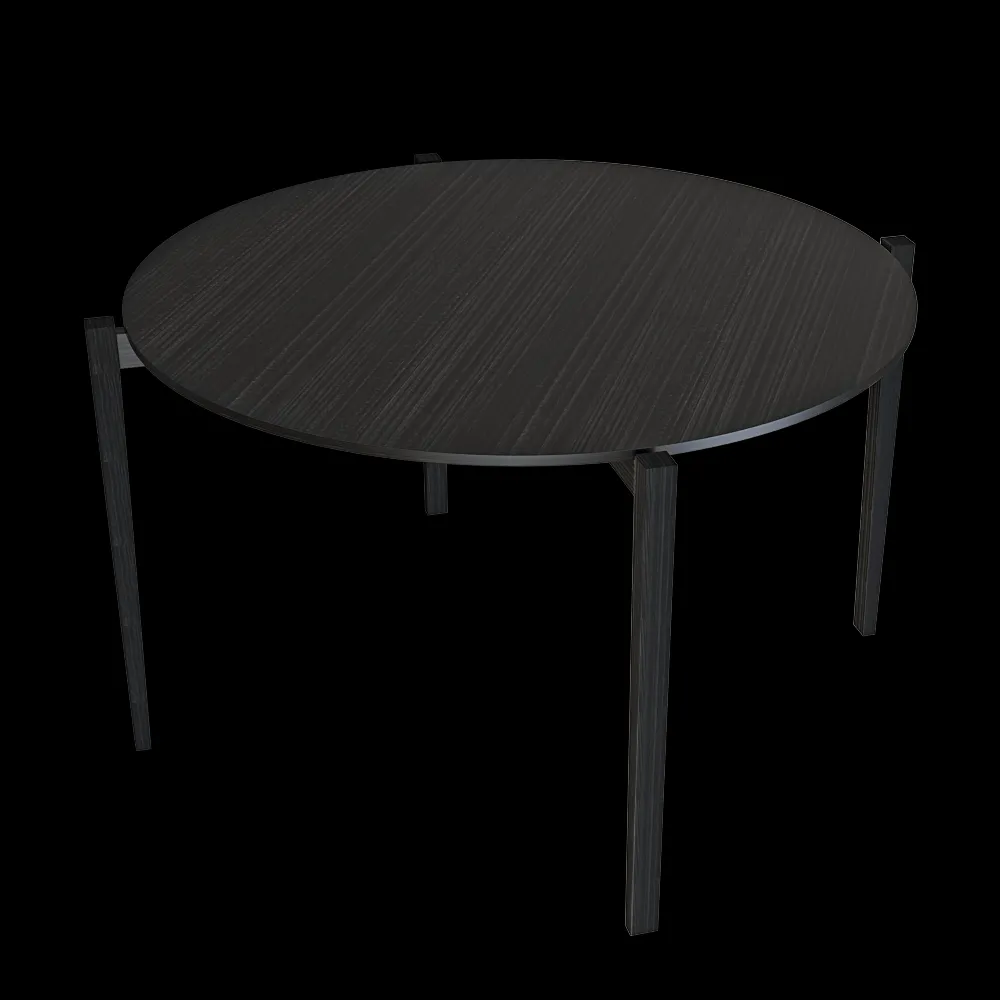 Serax – Table round beech black Eloïs 3ds Max