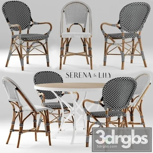 Serena Lily Table and Chair 3dsmax Download