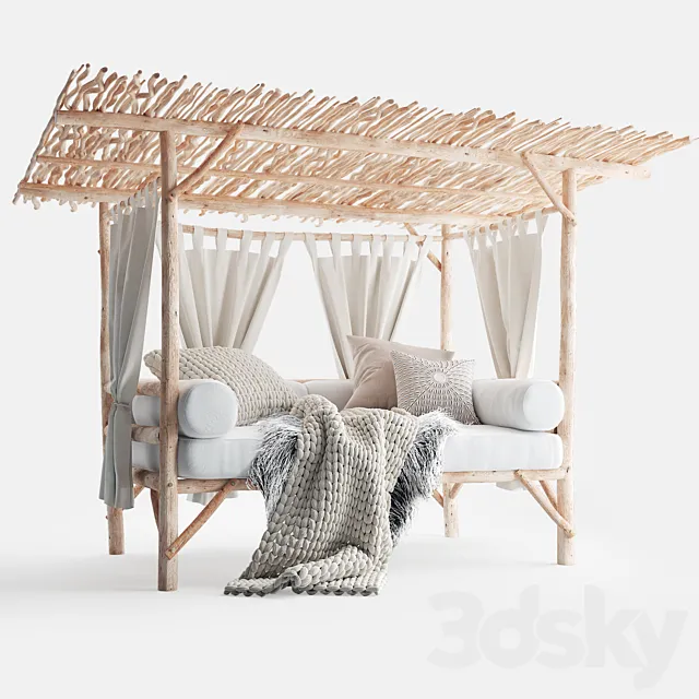 Serengeti daybed 3ds Max