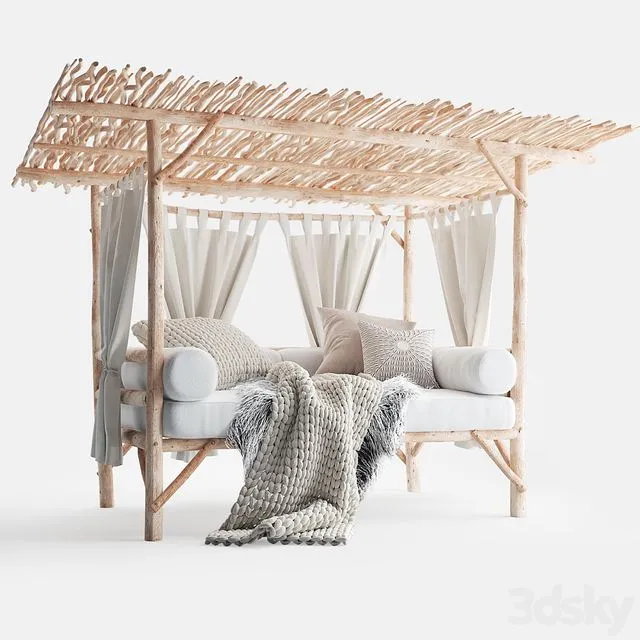 Serengeti daybed 3dsMax Model
