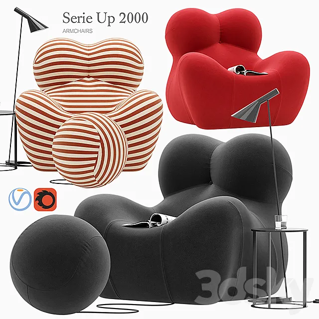 Serie Up 2000 armchair 3DSMax File