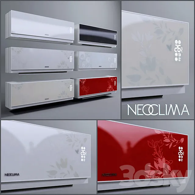 Series of air conditioners NeoArt “Neoclima” 3DSMax File