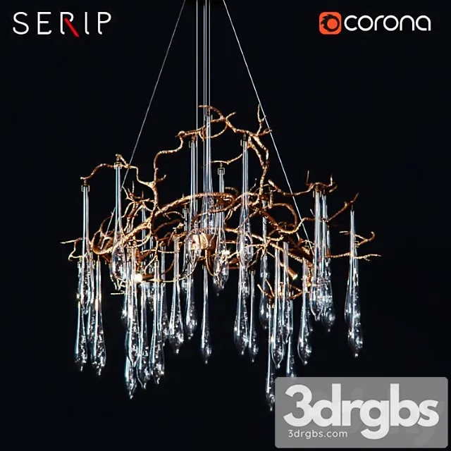 Serip Aqua Ct3258 8 Chandelier 3dsmax Download