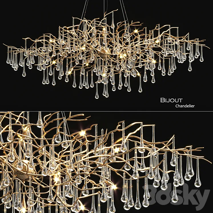 Serip Bijout Chandelier 2 3DS Max