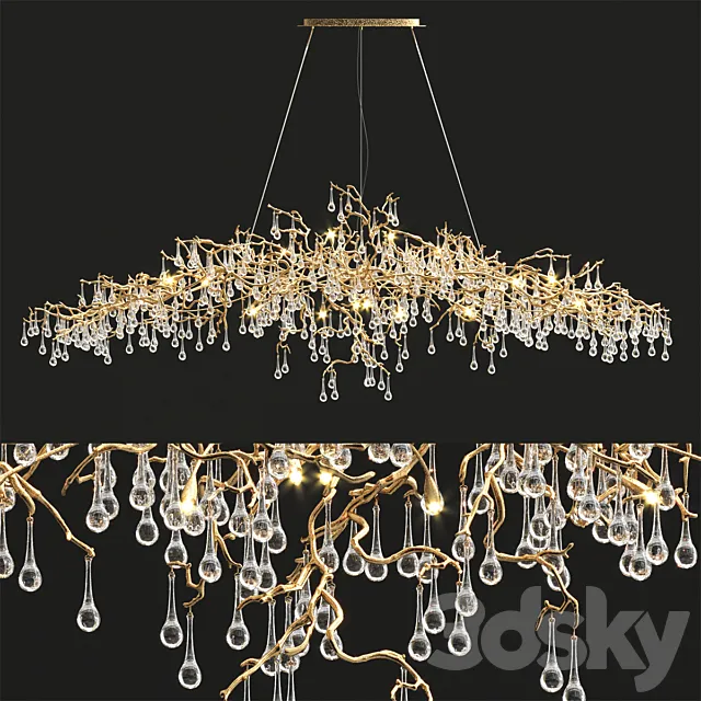 Serip Bijout Chandelier 3 3DS Max Model