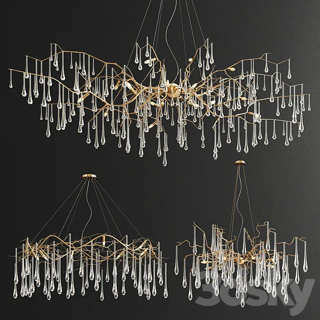 Serip Teardrop Collection – 3 type 3DS Max Model