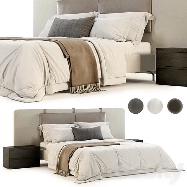 SERRABed thesofaandchair Company 3ds Max